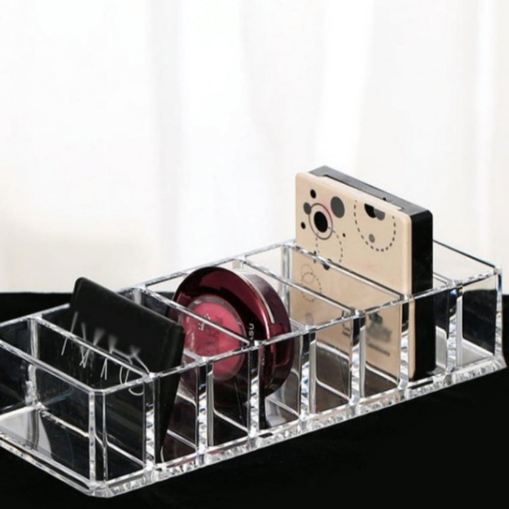 Yafa Beauty Iridescent Acrylic 8-Slot Cosmetic Organizer